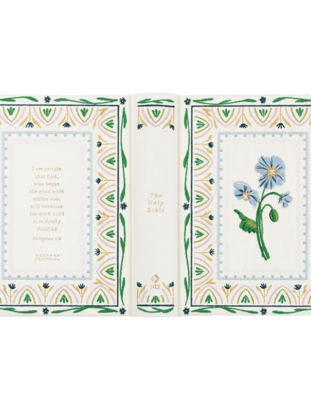 Hosanna Revival NLT notetaking BIBLE: LISBON THEME Embroidered Our favorite🤍